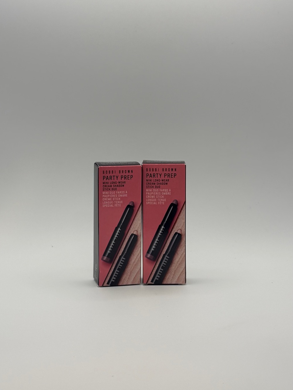 Bobbi Brown Party Prep Mini Cream Shadow Duo - NEW Authentic 2 pack